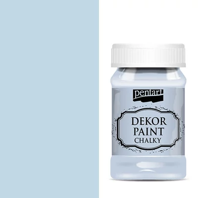 Pentart Dekor Paint Chalky vopsea cretă , 100 ml - albastru gheață