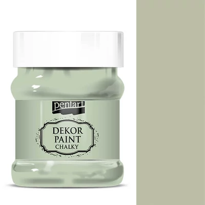 Pentart Dekor Paint Chalky vopsea cretă, 230 ml - verde country