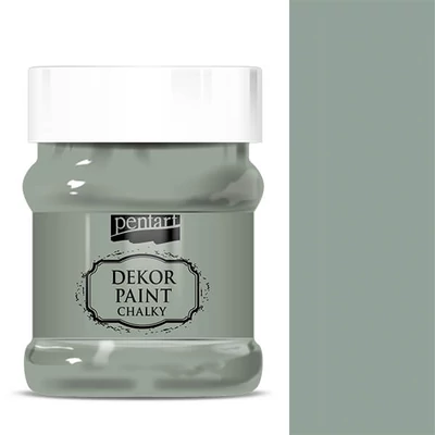 Pentart Dekor Paint Chalky vopsea cretă, 230 ml - verde-măsliniu