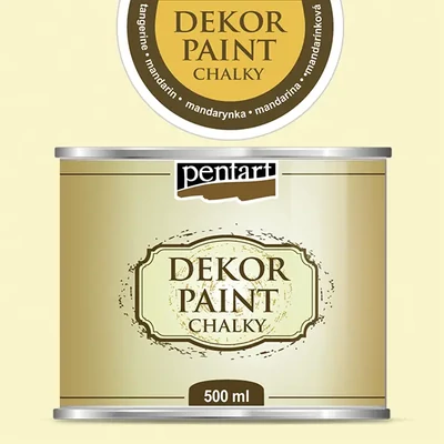 Pentart Dekor Paint Chalky vopsea cretă, 500 ml - fildeș