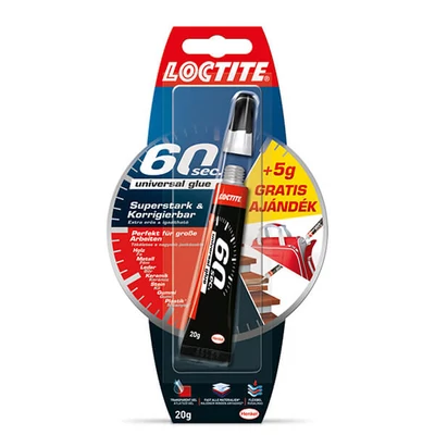 Loctite, 60 sec Gel adeziv universal, 15+5 g