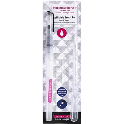 J. Herbin marker tip pensulă reîncărcabilă cu pipetă pentru cerneală - medium