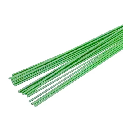 Sârmă pentru aranjamente florale,1 mm, 50 cm, 50 buc- verde