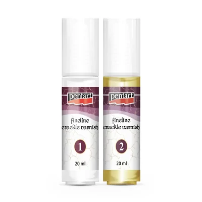 Set lac de crăpare Pentart cu fisuri fine, 20 ml