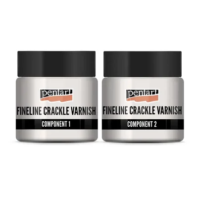 Set lac de crăpare Pentart cu fisuri fine, 50 ml