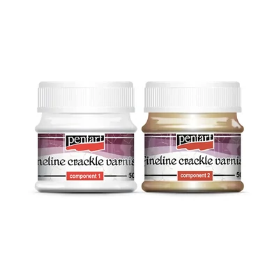 Set lac de crăpare Pentart cu fisuri fine, 50 ml