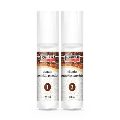 Set de lac clasic pentru crăpare Pentart, 20 ml