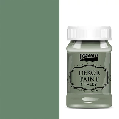Pentart Dekor Paint Chalky vopsea cretă , 100 ml - verde kaki