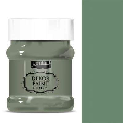 Pentart Dekor Paint Chalky vopsea cretă, 230 ml - verde-albastru