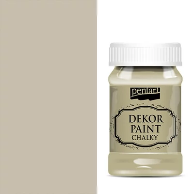 Pentart Dekor Paint Chalky vopsea cretă , 100 ml - bej vintage