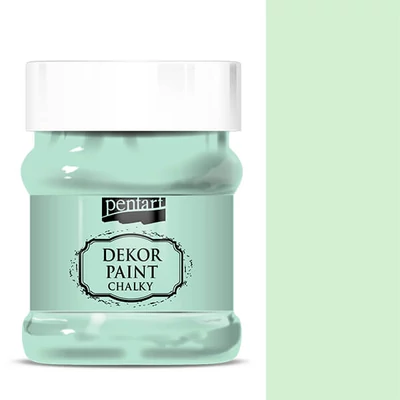 Pentart Dekor Paint Chalky vopsea cretă, 230 ml - verde mentă