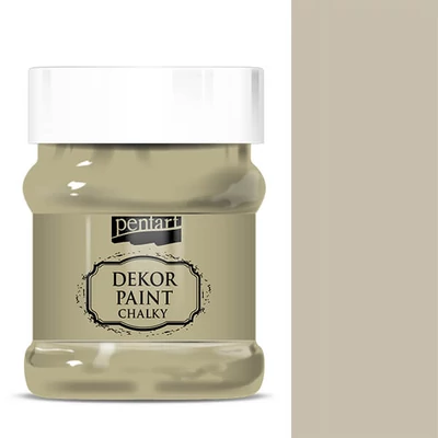 Pentart Dekor Paint Chalky vopsea cretă, 230 ml - bej vintage