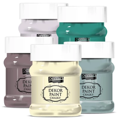 Pentart Dekor Paint Chalky vopsea cretă , 230 ml - diverse culori