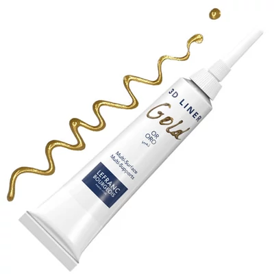 3D Liner vopsea contur, nu se poate arde, 20 ml - aur
