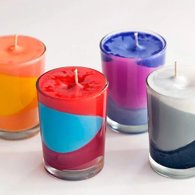 Tijă de colorat lumânări, 2 buc - în diverse culori