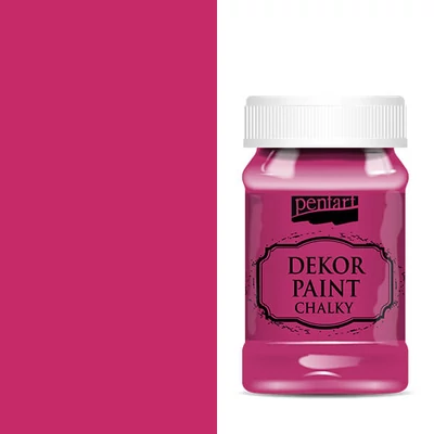 Pentart Dekor Paint Chalky vopsea cretă , 100 ml - pink