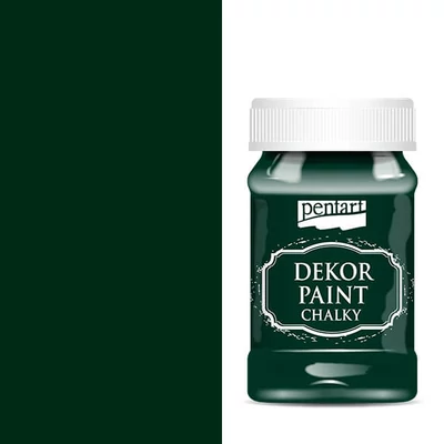 Pentart Dekor Paint Chalky vopsea cretă , 100 ml - verde de pin