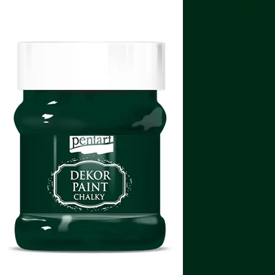 Pentart Dekor Paint Chalky vopsea cretă, 230 ml - verde de pin
