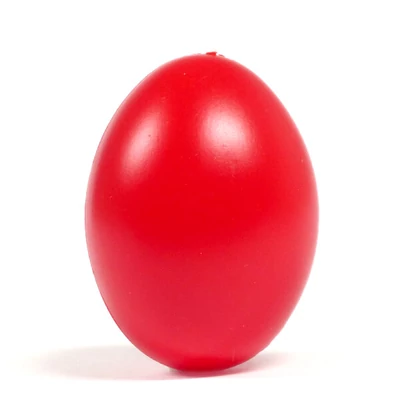 Ou colorat din plastic 6x4,5 cm - roșu, agățabil