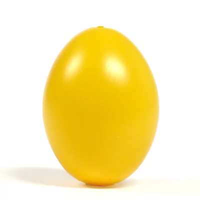 Ou colorat din plastic 6x4,5 cm - galben, agățabil