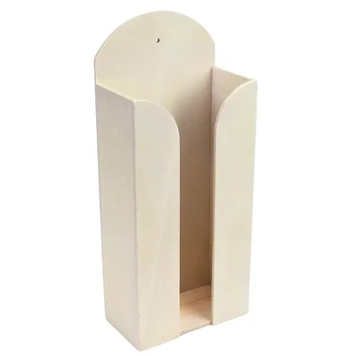 Suport din lemn pentru șervețele de hârtie, mare – 7x13x30 cm