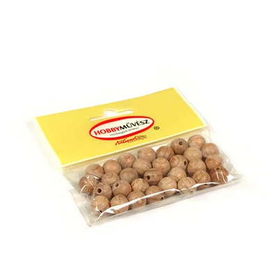 Bile de lemn la pachet, cu orificiu - 12 mm, 30 buc