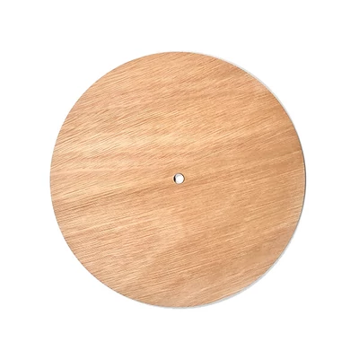 Față de ceas din lemn - cerc, 25 cm
