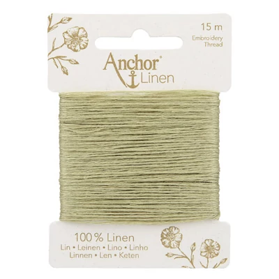 Ață pentru broderie , Lenjerie Anchor, 15 m - 26 fistic