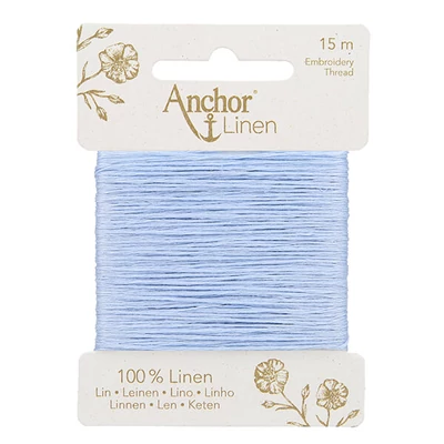 Ață pentru broderie , Anchor Linen, 15 m - 31 nu-mă-uita