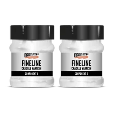 Set lac de crăpare cu linii fine Pentart, 230 ml
