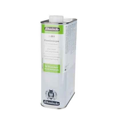 Soluție lichidă Schmincke pentru curățarea pensulelor cu terpenă din ulei de portocale - 1000 ml