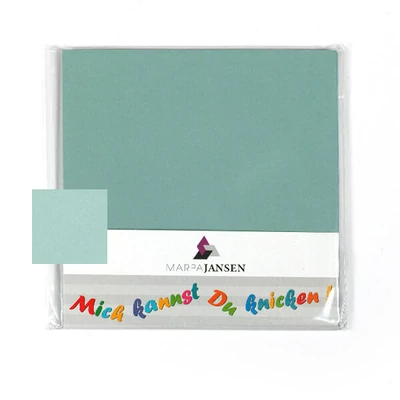Hârtie origami, Duo-Color - 80 g, 60 buc, 15x15 cm - vintage verde-verde