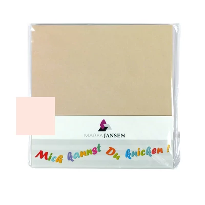 Hârtie origami, Duo-Color - 80 g, 60 buc, 15x15 cm - bej-pudră