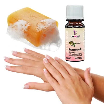 Aditiv săpun pentru îngrijirea pielii, 10 ml - pentru ten gras, lămâie