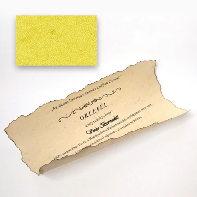 Hârtie piele de elefant, A4, 110 g - 65, galbenă