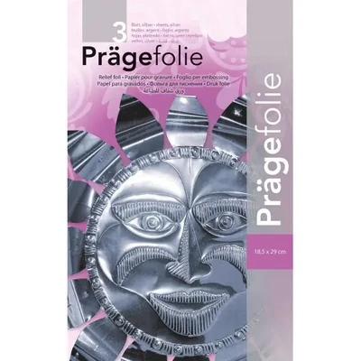 Folie de aluminiu, 0,07 mm, 3 bucăți - argint