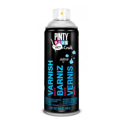 Spray de lac, 400 ml, Pinty Plus Art handmade - lac mat, pe bază de apă
