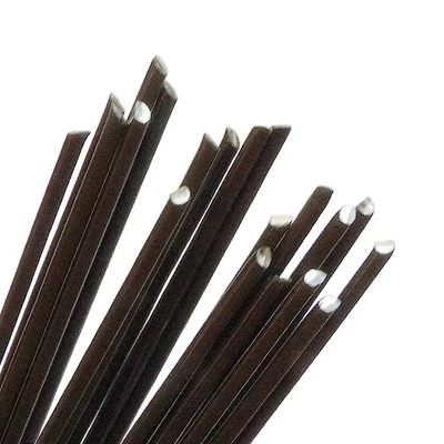 Ceară, ac de flori, sârmă cu vârf ascuțit  - 1,4 mm, 15 cm, 20 bucăți - negru