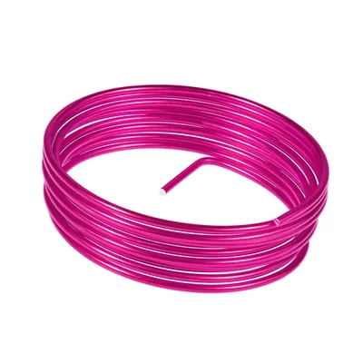 Sârmă de aluminiu, 2 mm, 2 m - pink