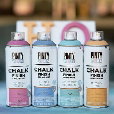 Vopsea cretă spray,  Chalk Paint, Pinty Plus - în diverse culori