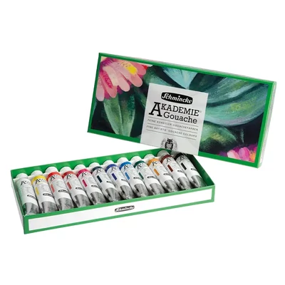 Schmincke AKADEMIE Gouache set de vopsele guașă, 12 × 20 ml
