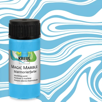 Vopsea pentru marmorare , Kreul, 20 ml - albastru deschis