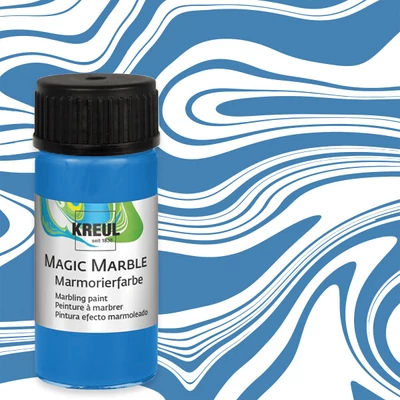 Vopsea pentru marmorare , Kreul, 20 ml - albastru