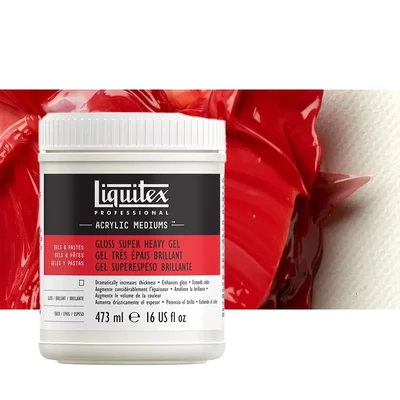  Liquitex Gloss Super Heavy Gel, medium de îngroșare473 ml - lucios