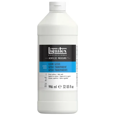 Liquitex Gesso grund, 946 ml - incolor