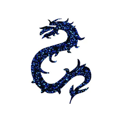 Șablon de tatuaj, șablon autoadeziv - Dragon 03