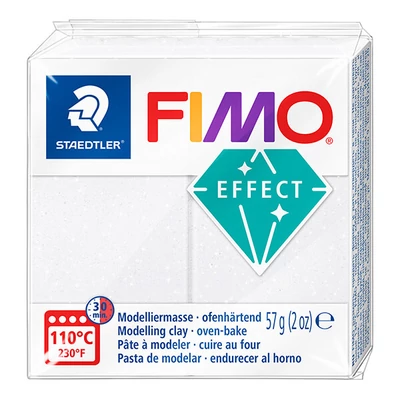 FIMO EFFECT plastilină care se întărește la coacere , 57 g - alb galaxie (8010-002)