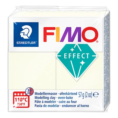 Plastilină care se întărește la coacere FIMO Effect, 57 g - straluceste in intuneric (8010-041)