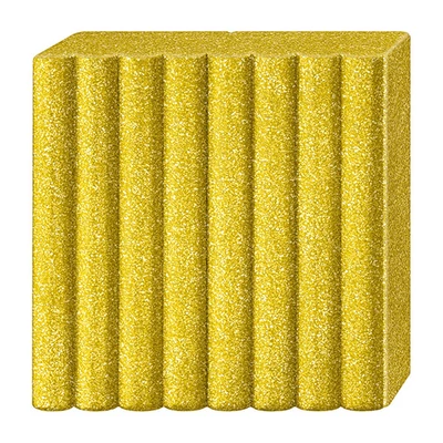 FIMO EFFECT plastilină care se întărește la coacere , 57 g - auriu cu sclipici (8010-112)