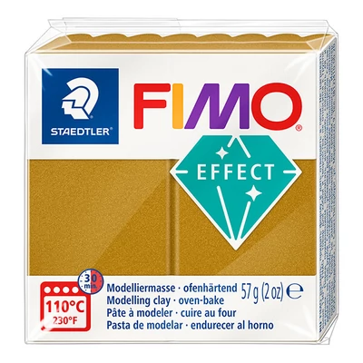 FIMO EFFECT plastilină care se întărește la coacere , 57 g - aur metalic (8010-11)